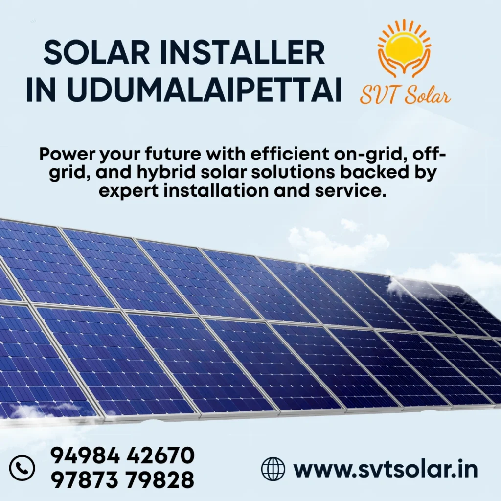 Solar Installer in Udumalaipettai