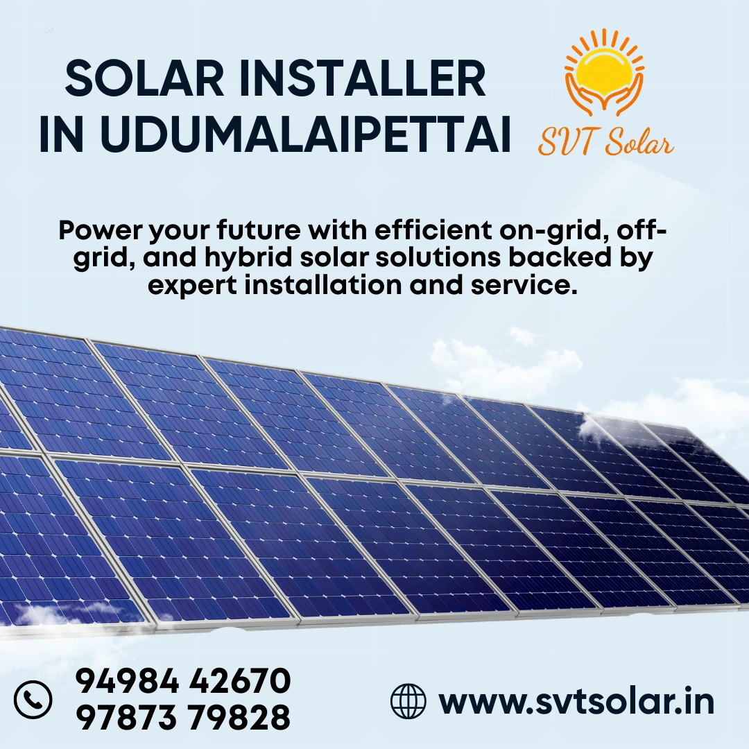 Solar Installer in Udumalaipettai