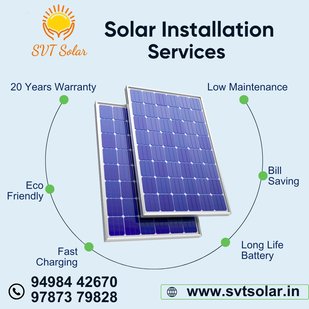 Solar Installation in Udumalaipettai