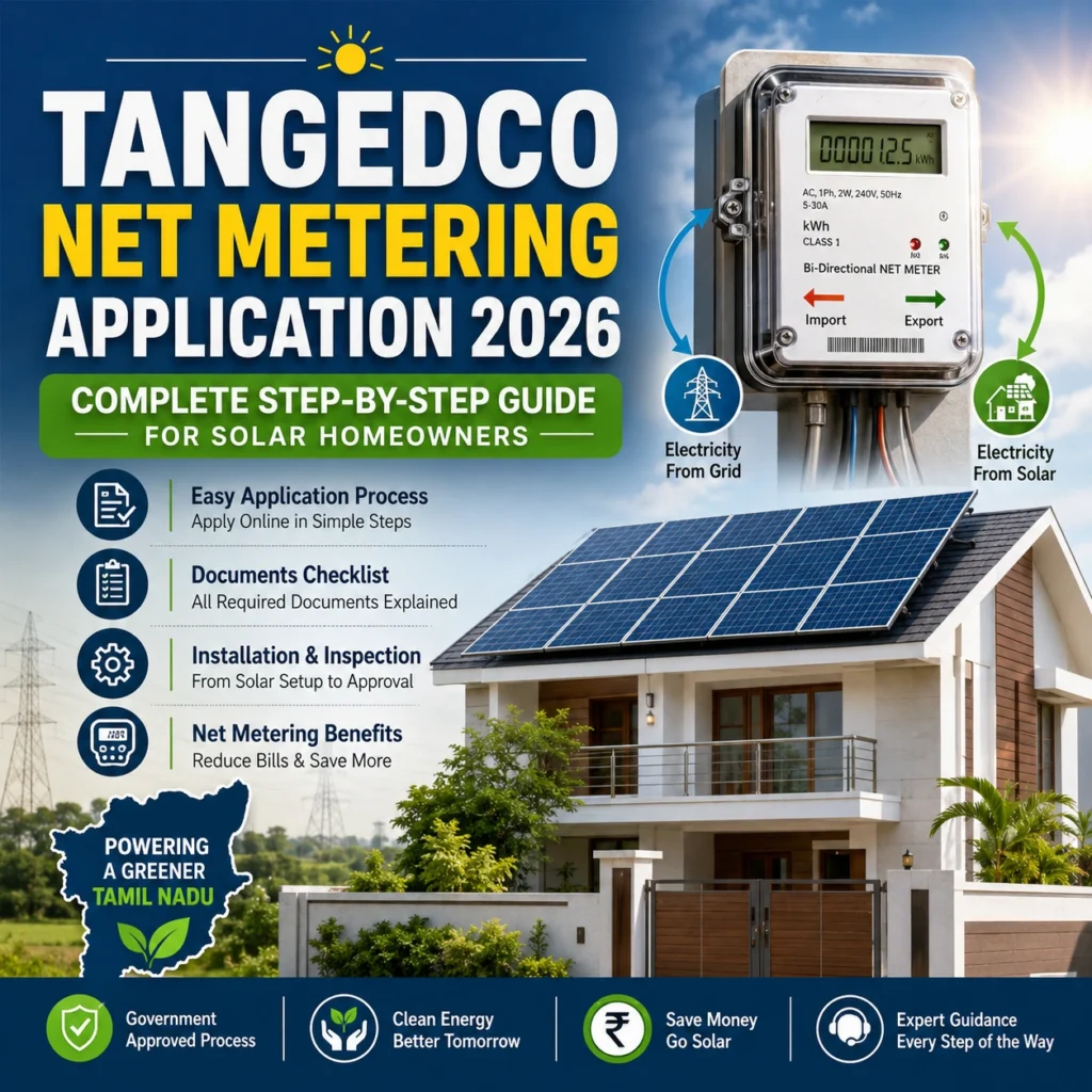 TANGEDCO Net Metering Application 2026