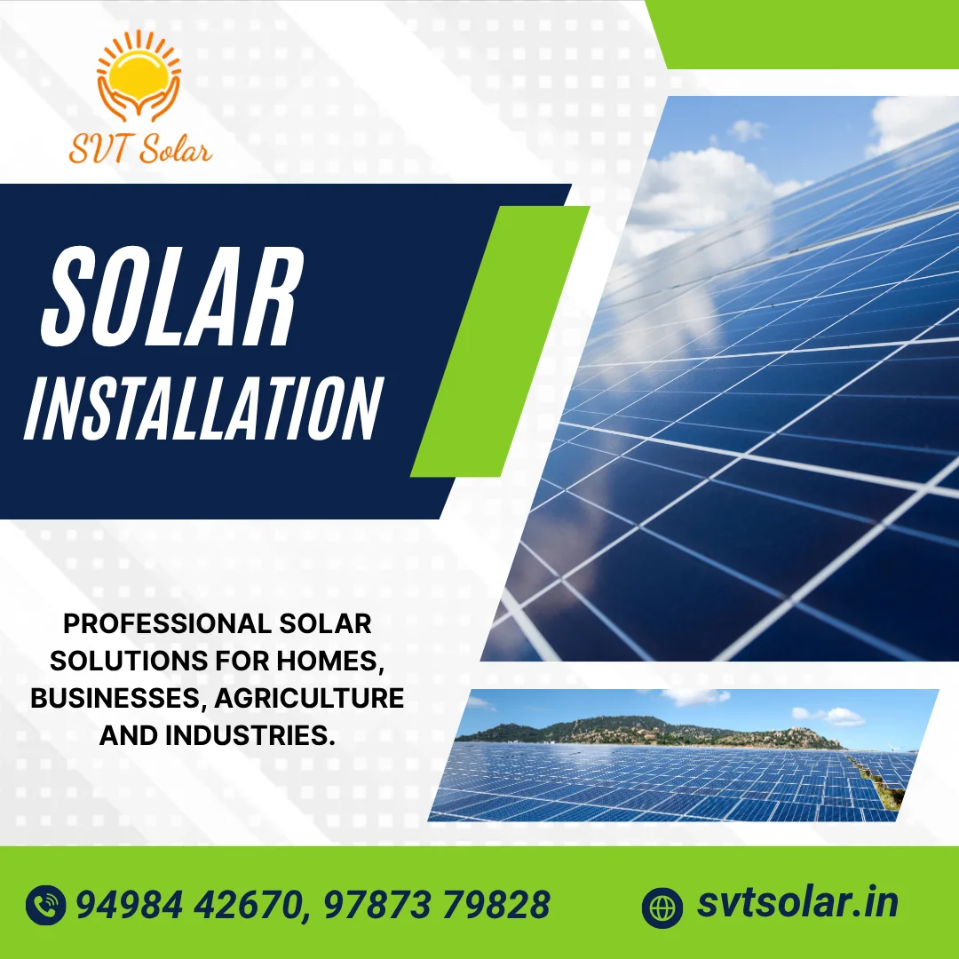 Solar Installation Services in Pollachi